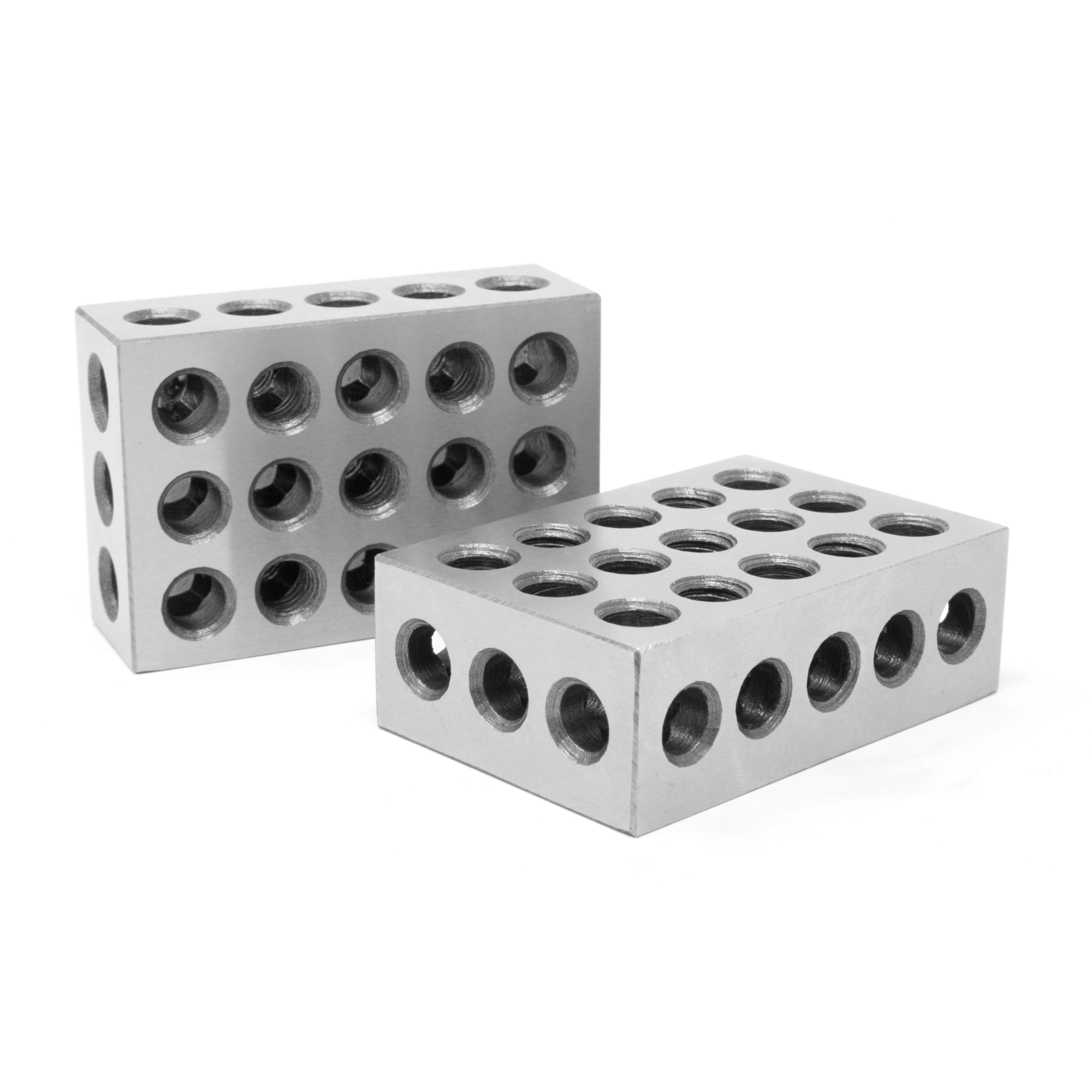 WEN Steel-Hardened Metric Precision 1-2-3 Blocks — 25mm x 50mm x 75mm, 2 Pack, Model# 10457